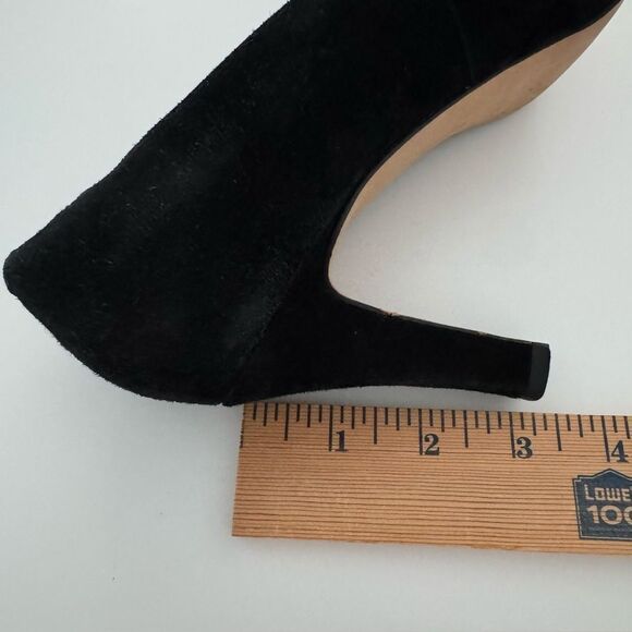 Clarks Artisan Comfort Sole Black Suede 3 1/4 " Heels 7.5 Medium - Picture 13 of 16